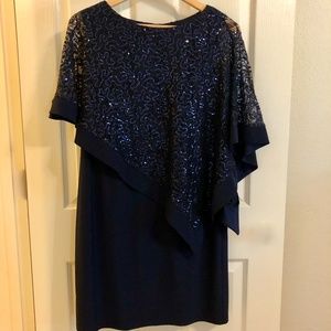 R&M Richards Poncho Dress